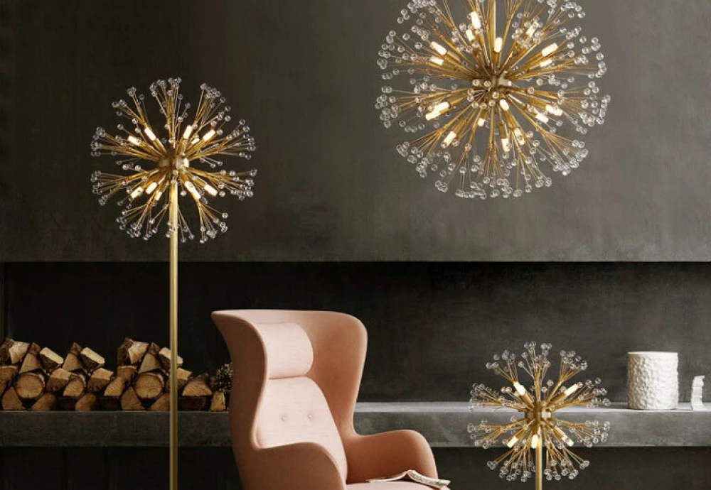 crystal globe chandelier